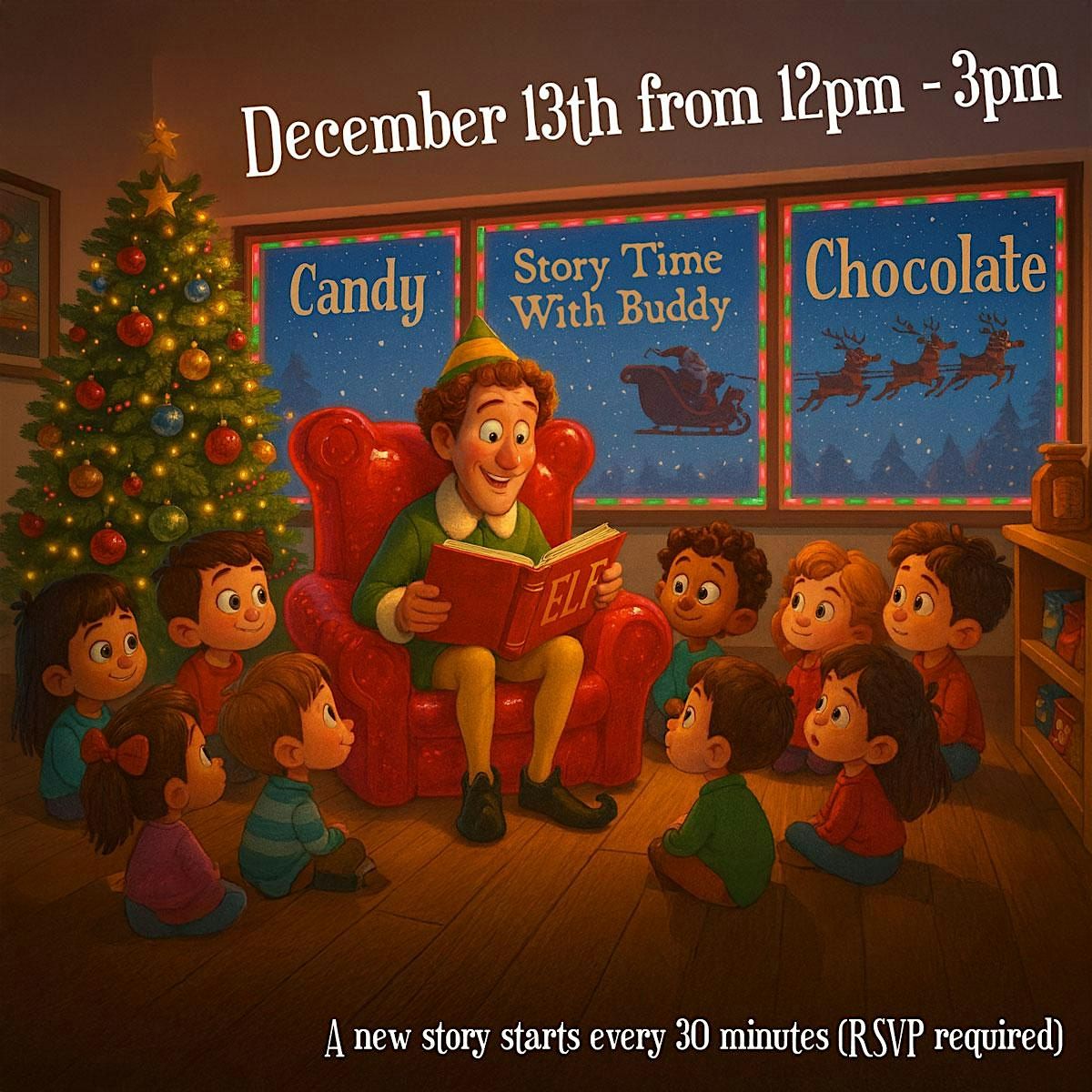 Storytime with Buddy the Elf