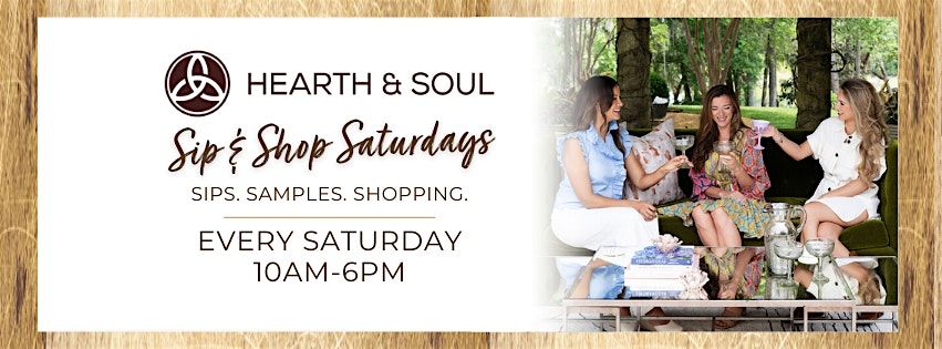 Sip & Shop Saturdays
