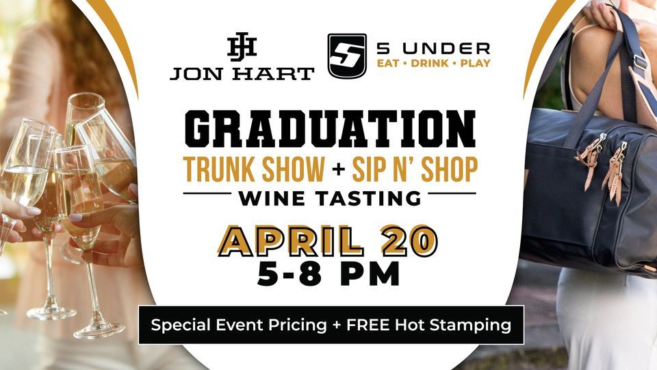 Jon Hart Graduation Trunk Show 5 Under Golf Center, Nederland, TX
