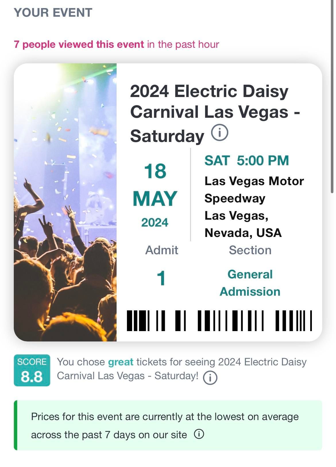 Electric Daisy Carnival - 3 Day Pass at Las Vegas Motor Speedway