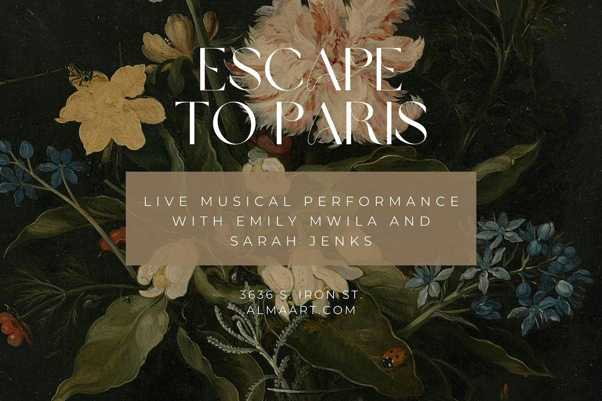 Escape to Paris with Emily Mwila and Sarah Jenks at ALMA Gallery