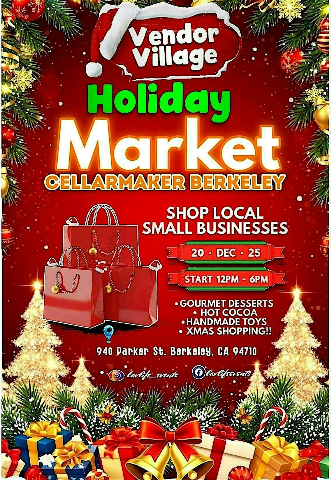 Vendor Village  Holiday Market