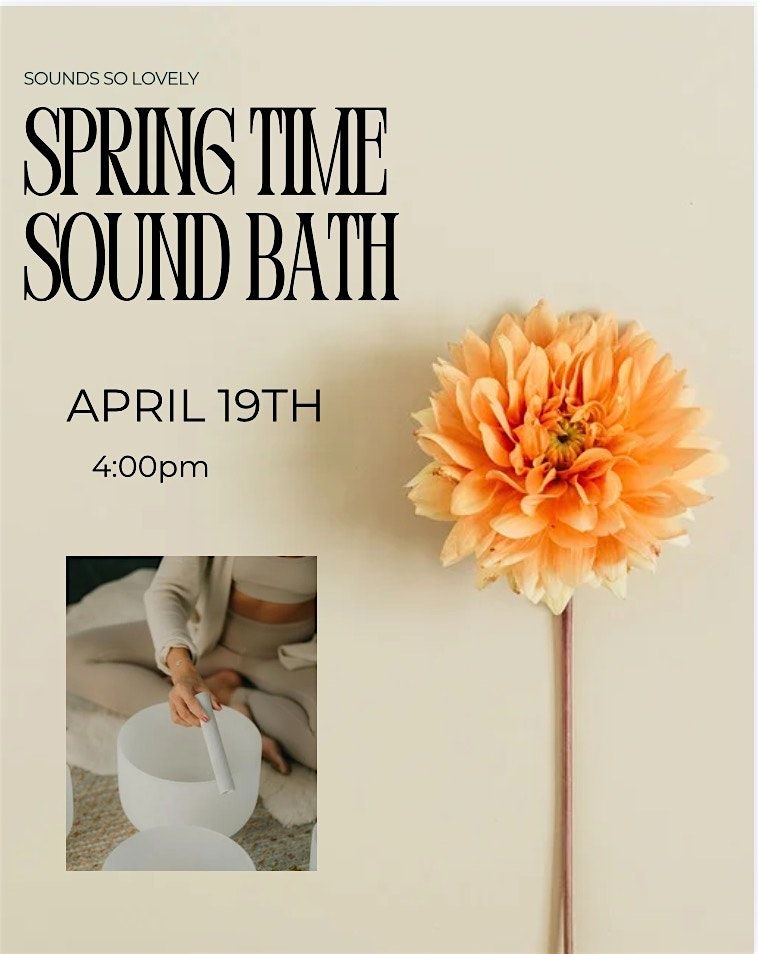 Springtime sound bath with JaeAna