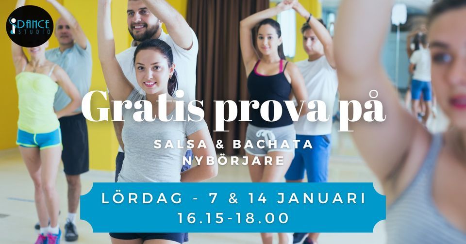 Gratis prova p\u00e5 Salsa & Bachata f\u00f6r Nyb\u00f6rjare