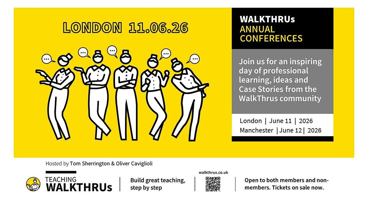 WALKTHRUs Summer Conference - London 2026