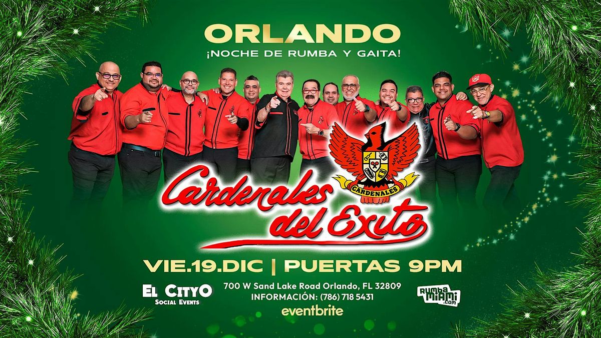 Rumba y Gaita con CARDENALES DEL EXITO en CityO Orlando
