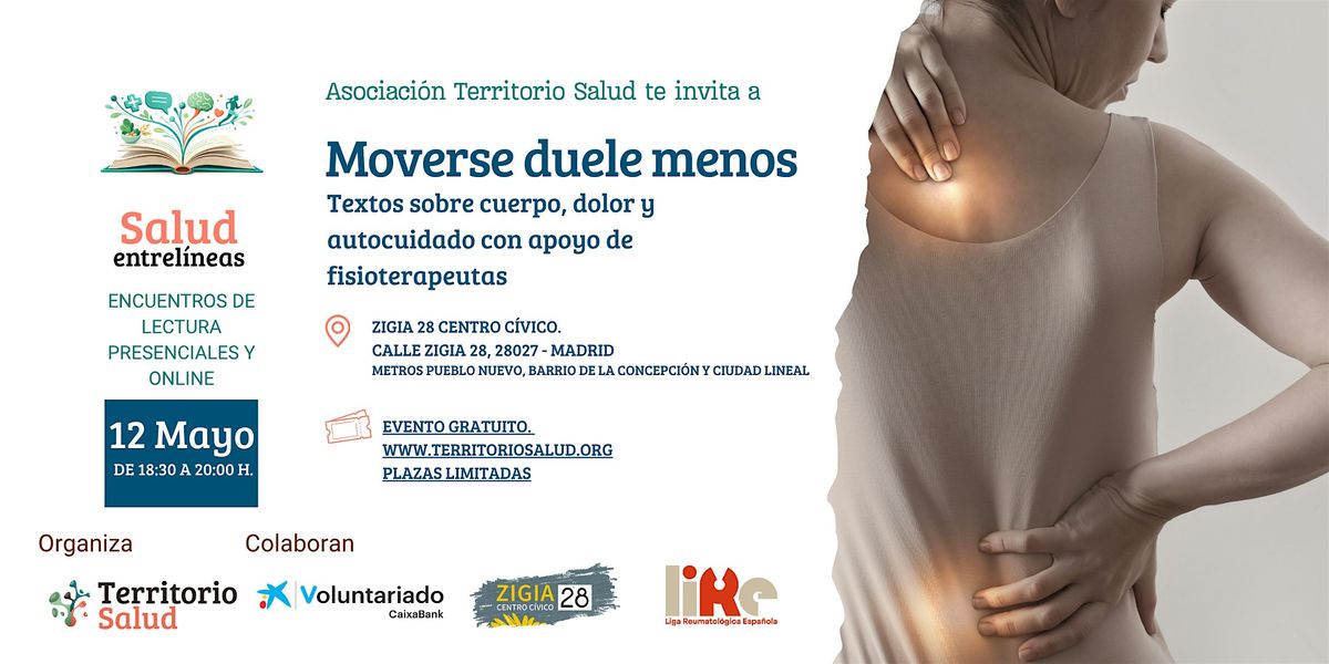Encuentros Salud Entrel\u00edneas MOVERSE DUELE MENOS