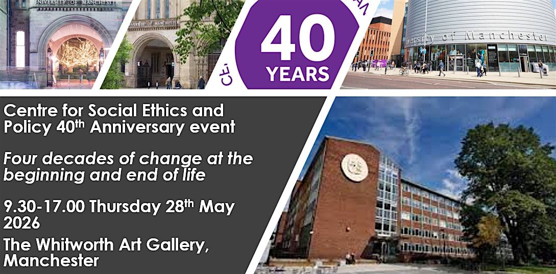 Centre for Social Ethics and Policy 40th Anniversary event