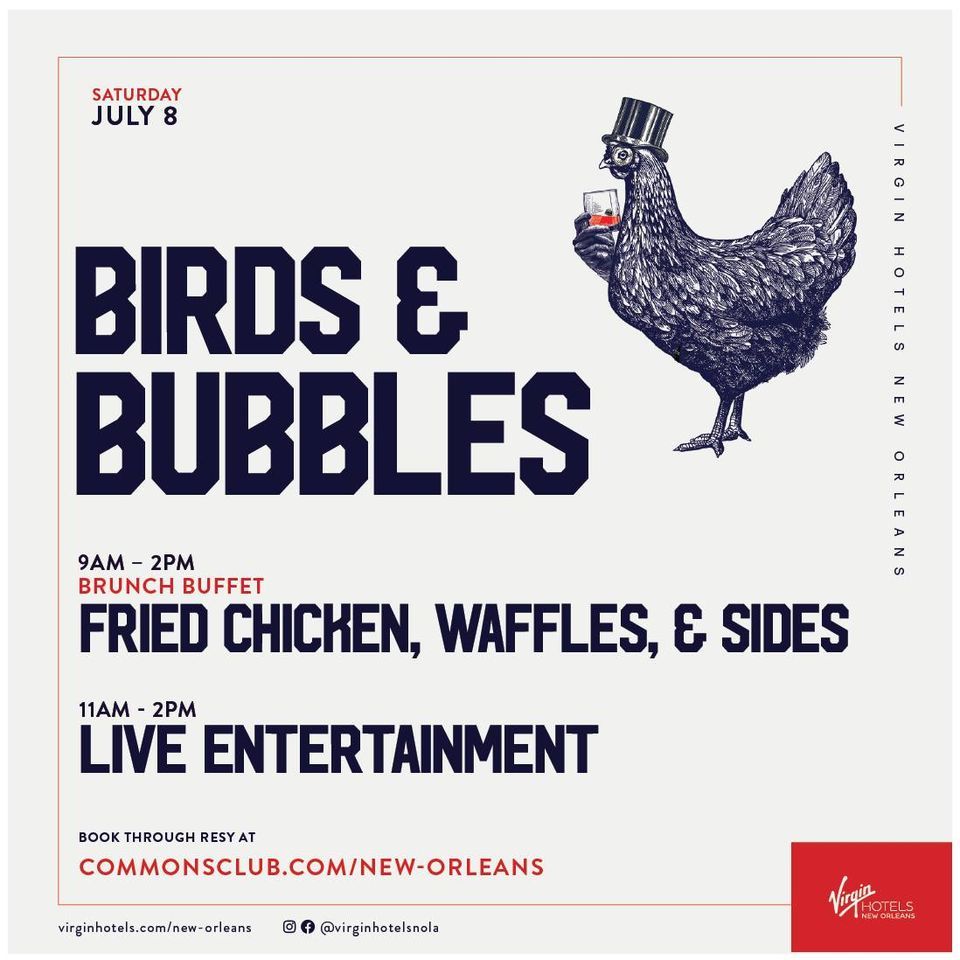 Birds & Bubbles Brunch Buffet with Live Entertainment Virgin Hotels
