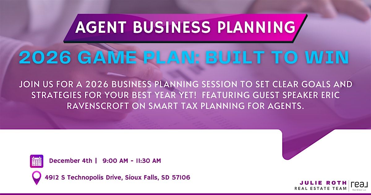 2026 Agent Business Planning