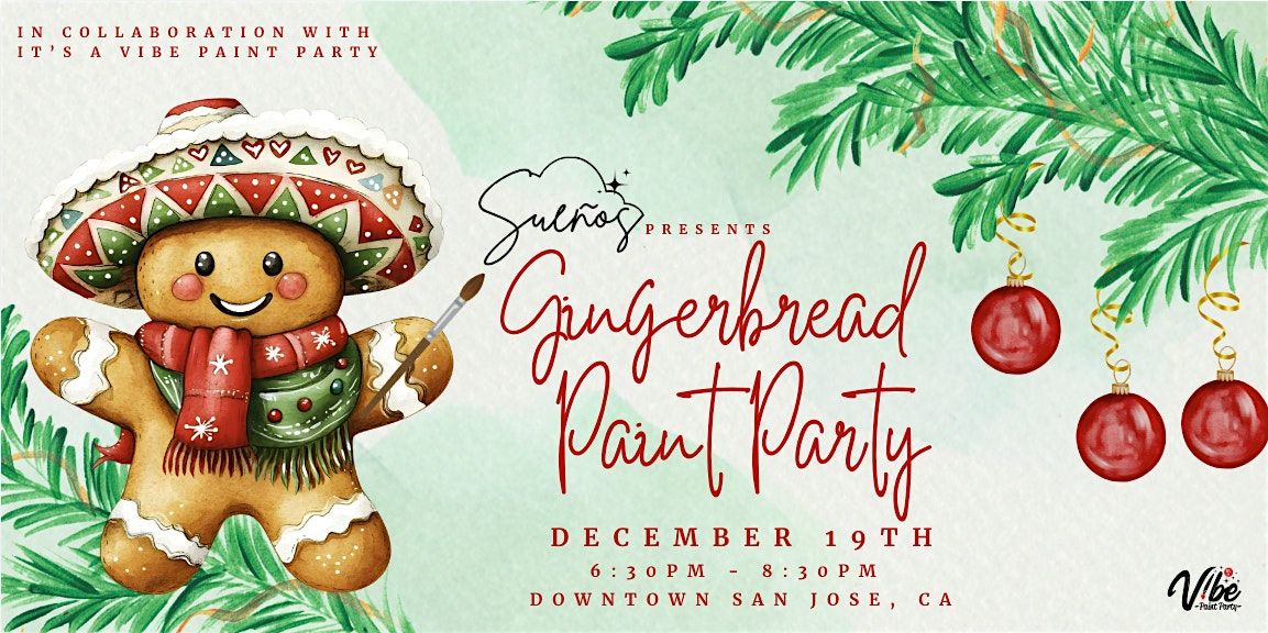 Gingerbread Paint Party