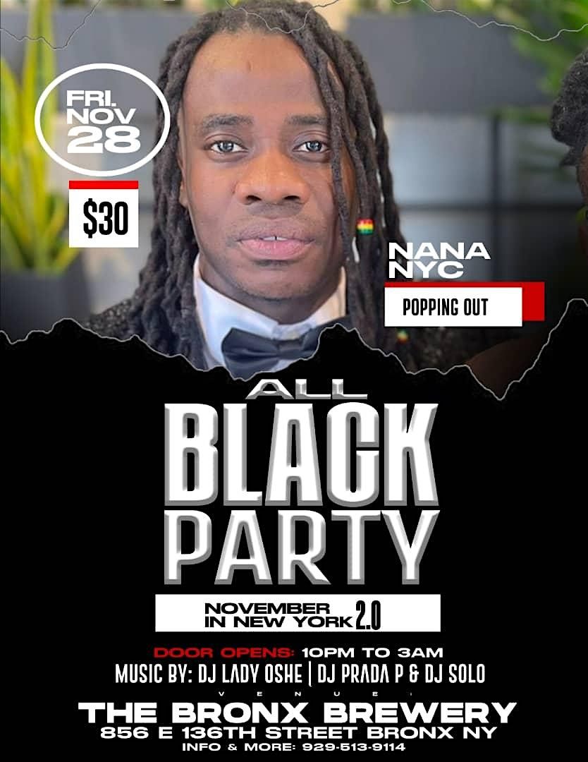 Afrobeats All Black Party NYC 2.0