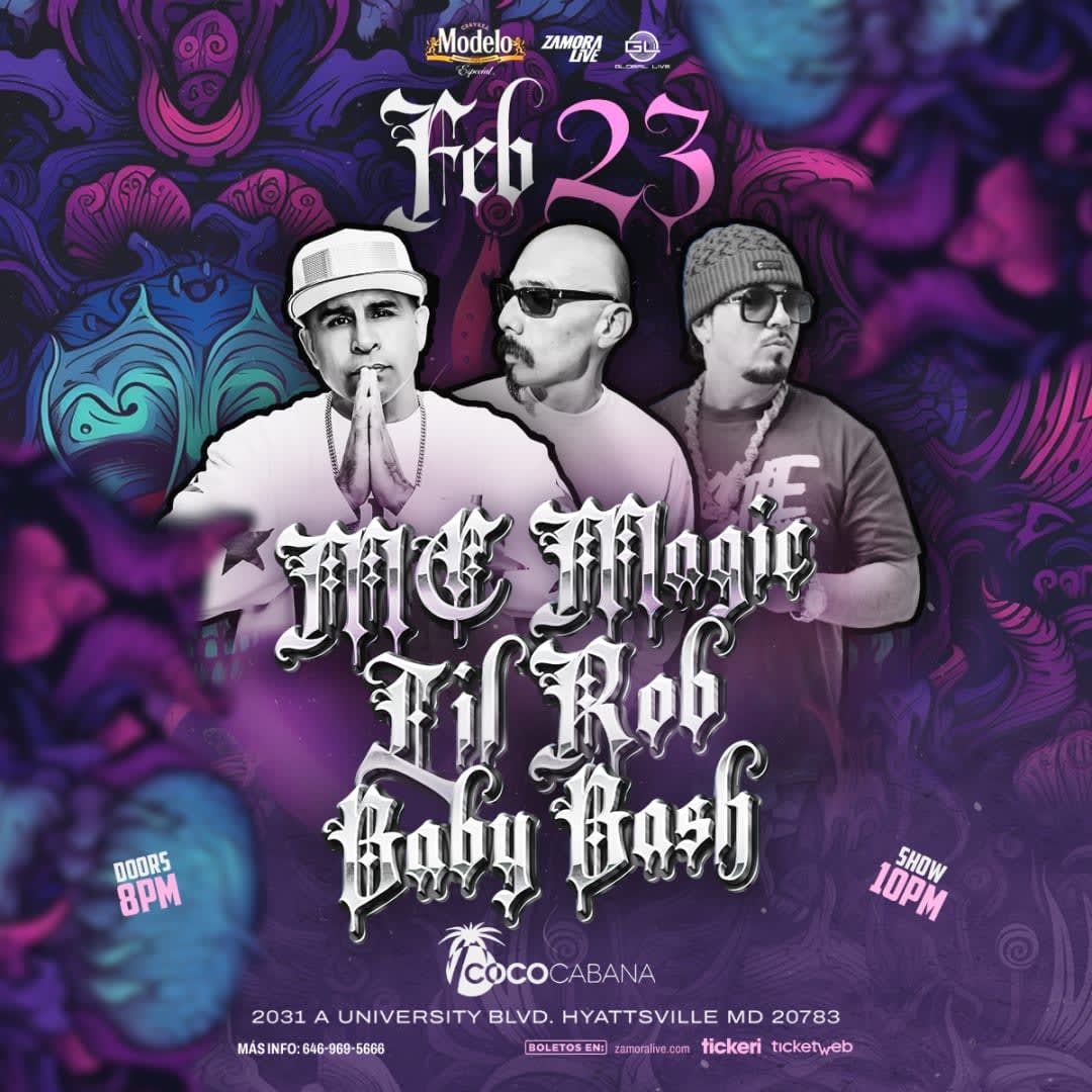 MC Magic, Baby Bash, Lil Rob at Vic Theatre
