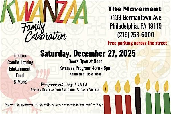 Celebrate Kwanzaa With Family Ancestry Reveal, Cultural Dance, and Shopping