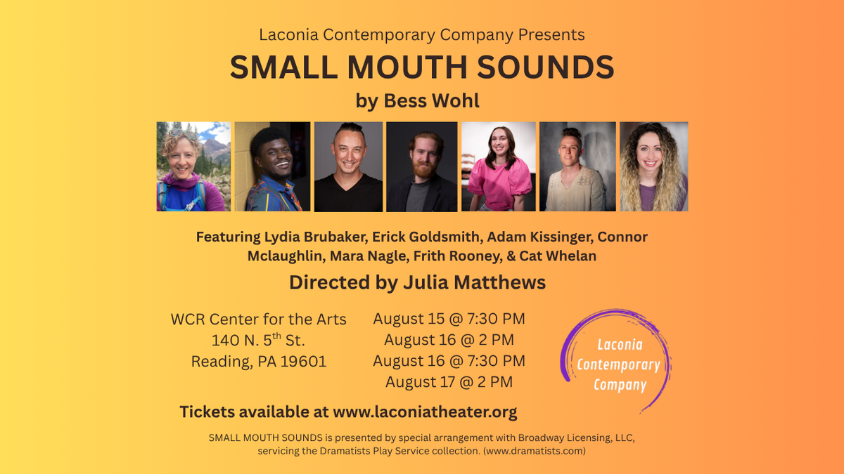 Small Mouth Sounds at Blue Ridge Community Theater