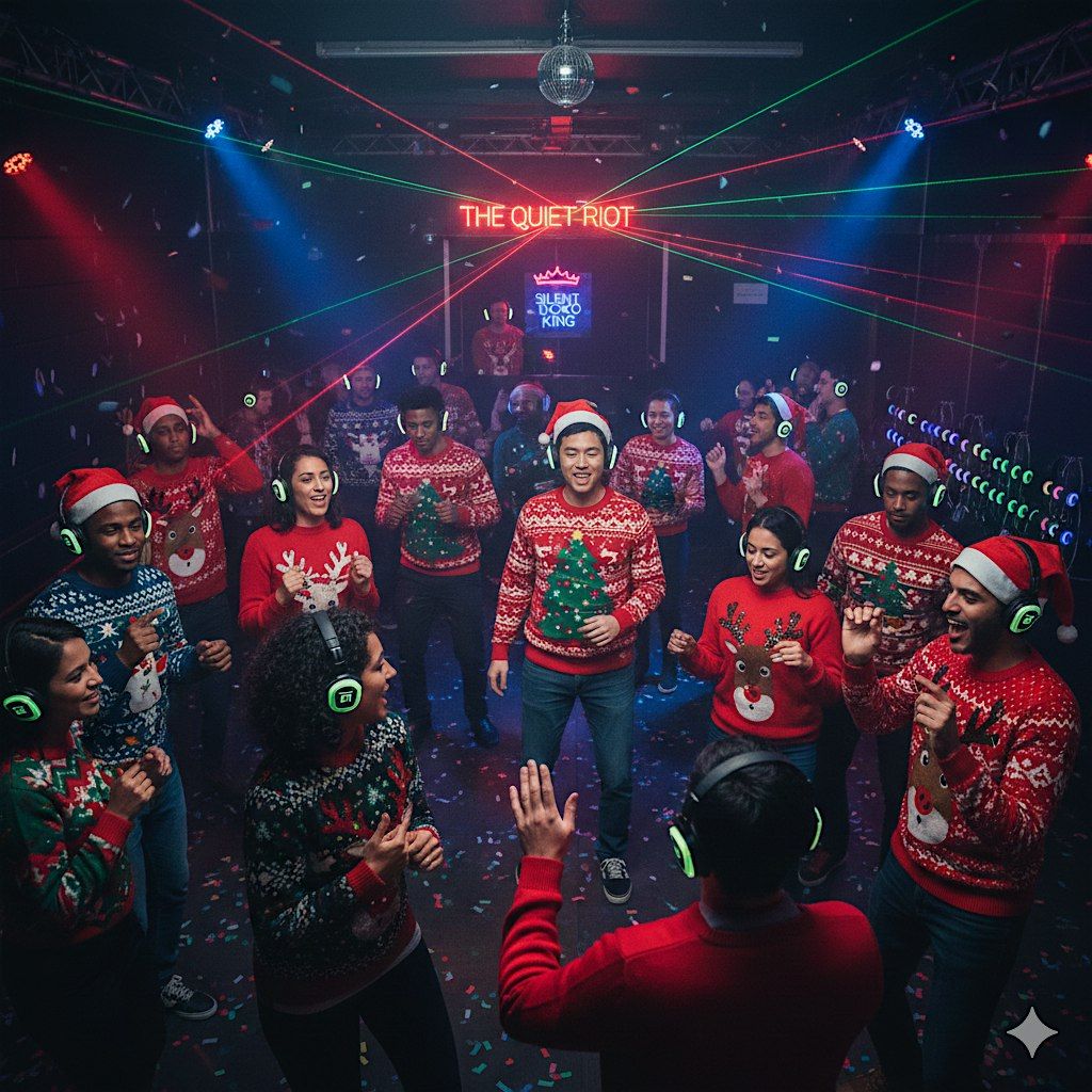 Silent Sleigh: A Ugly Sweater Silent Party