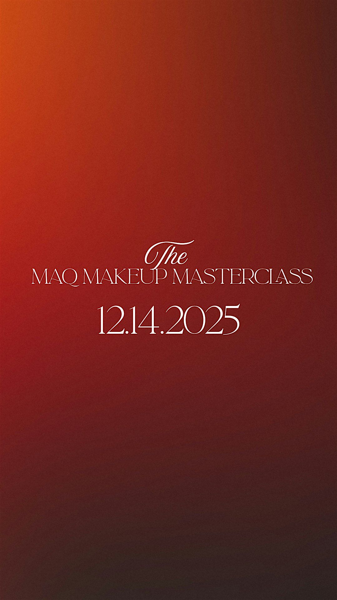 MAQ Makeup Masterclass