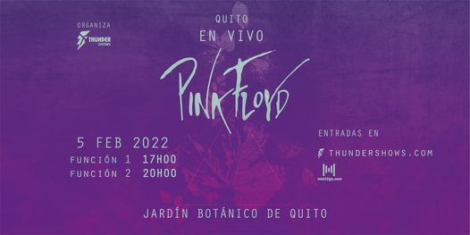 Pink Floyd en Jard\u00edn Bot\u00e1nico Quito