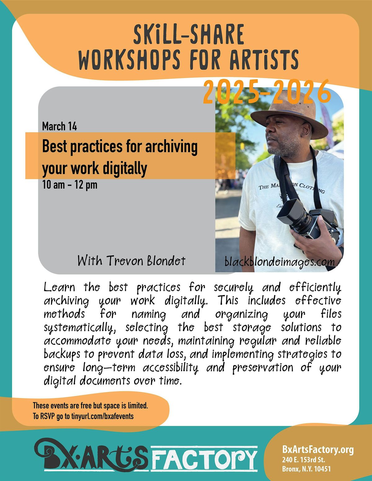 Best practices for archiving your work digitally with Trevon Blondet