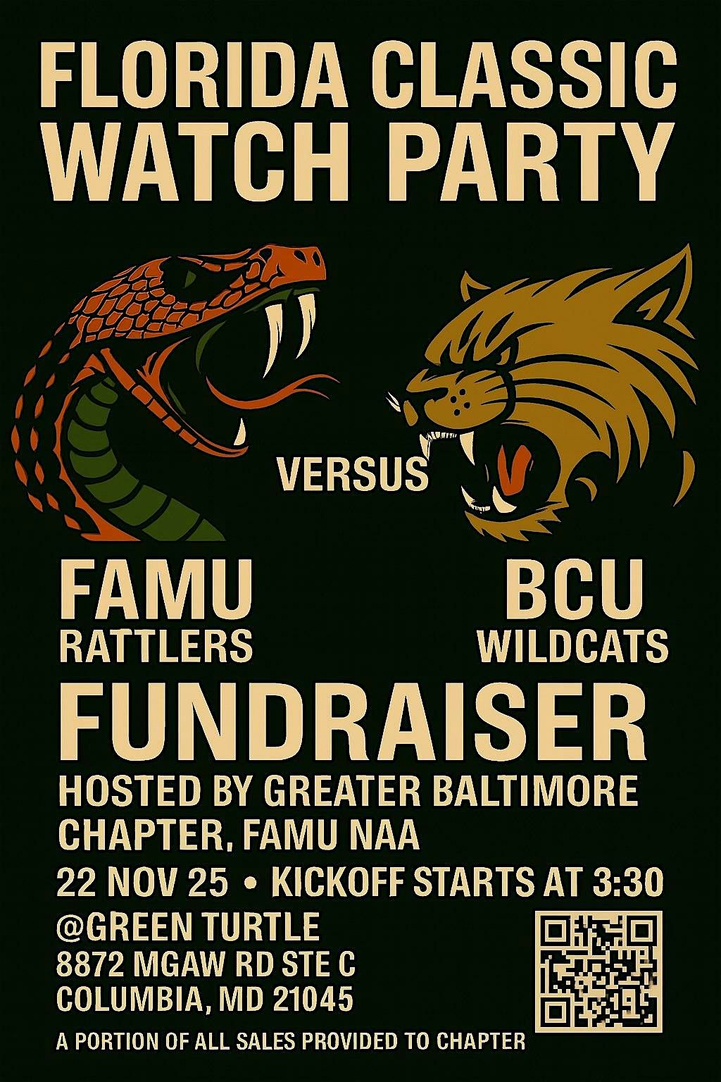 Florida Classic Watch Party \u2013 Hosted by FAMU NAA Greater Baltimore Chapter
