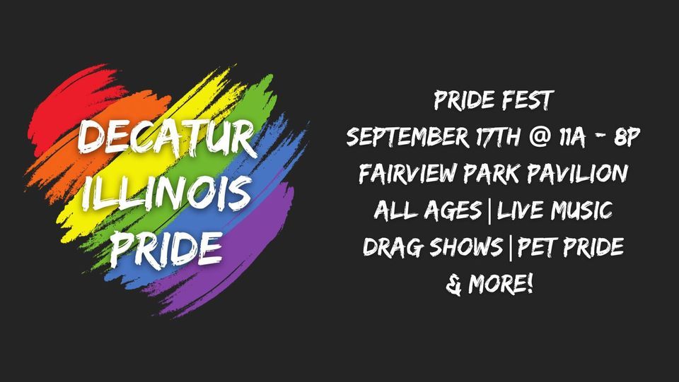 Decatur Pride Fest Fairview Park, Decatur, IL September 17, 2022