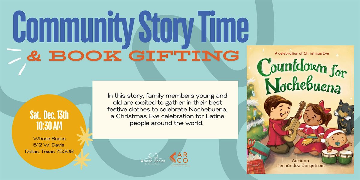 Community Story Time & Book Gifting: Countdown for Nochebuena
