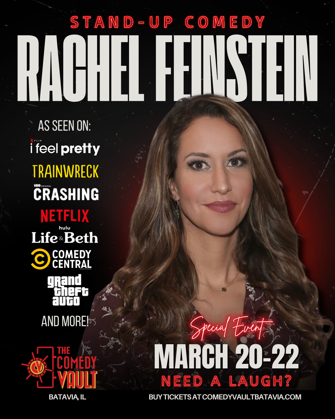 Rachel Feinstein at Funny Bone - Albany
