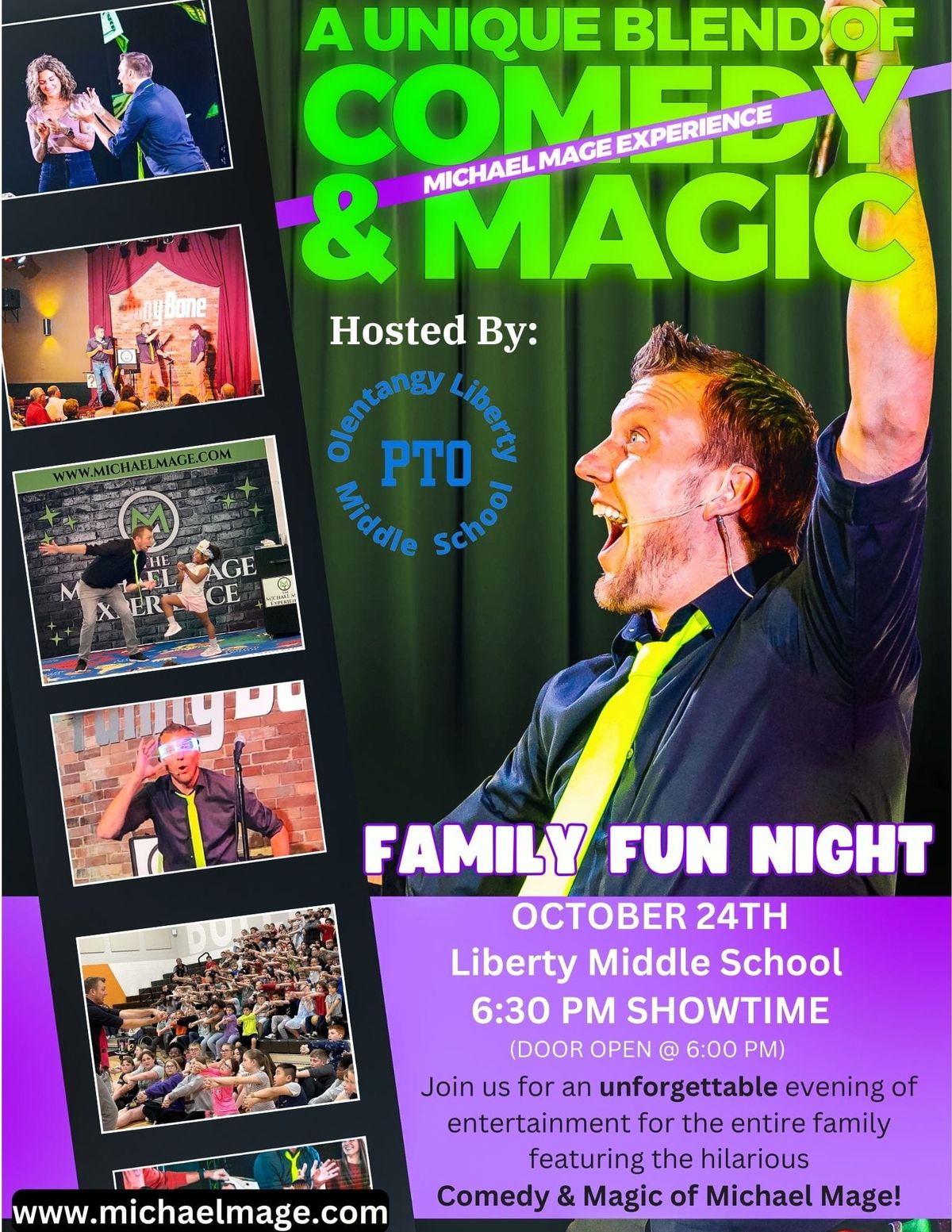 Free Family Magic Show Olentangy Liberty Middle School, Powell, OH