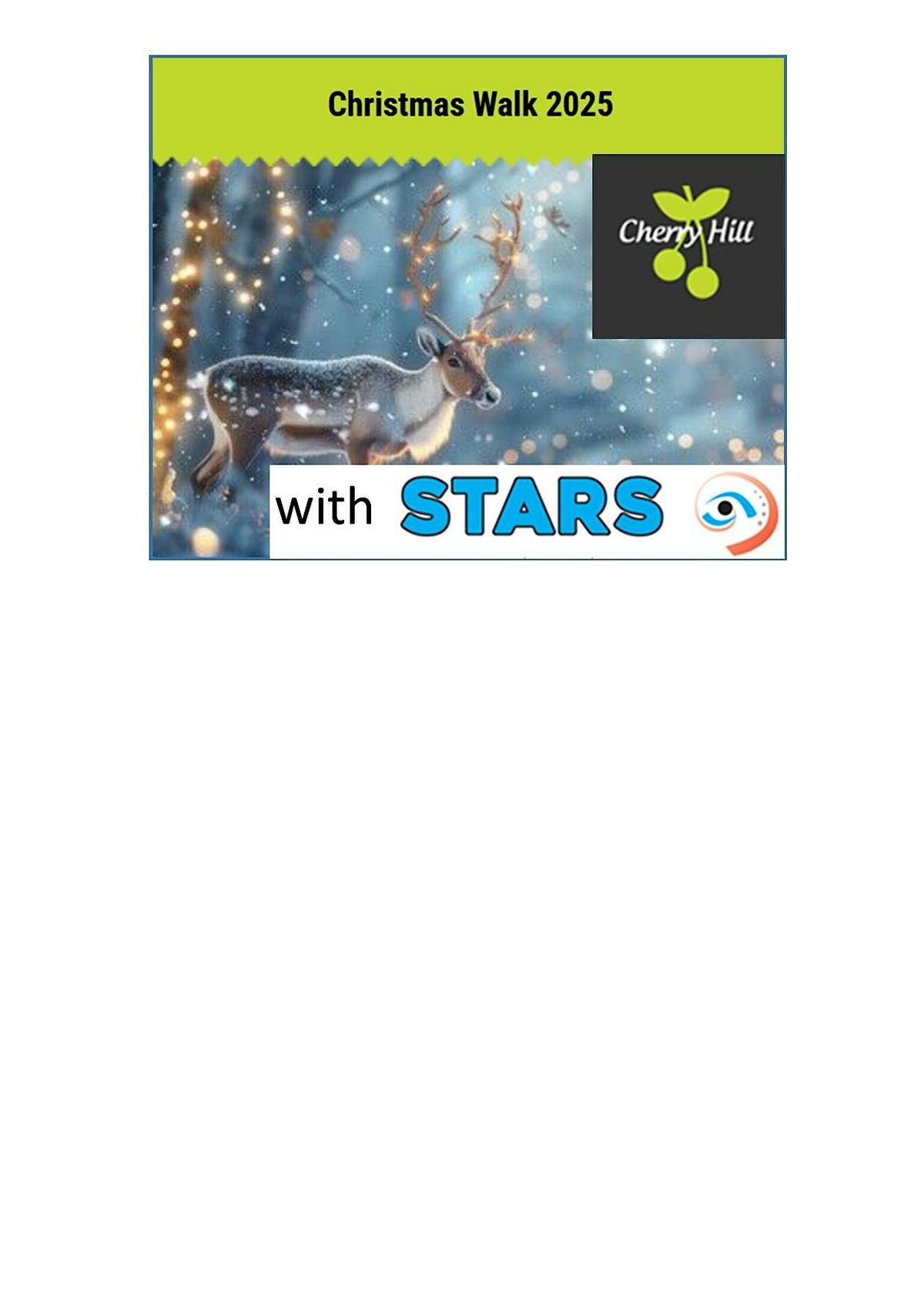 Cherry Hill Christmas Walk with STARS