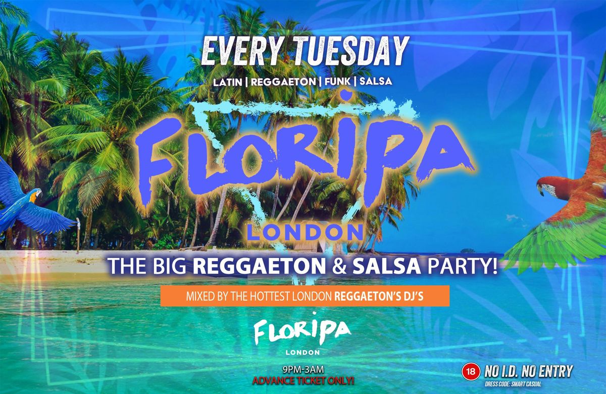 Floripa Shoreditch Every Tuesday \/\/ Hip-Hop, R&B, Reggaeton, Afrobeats, House