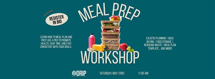 Meal Planning & Prepping Workshop
