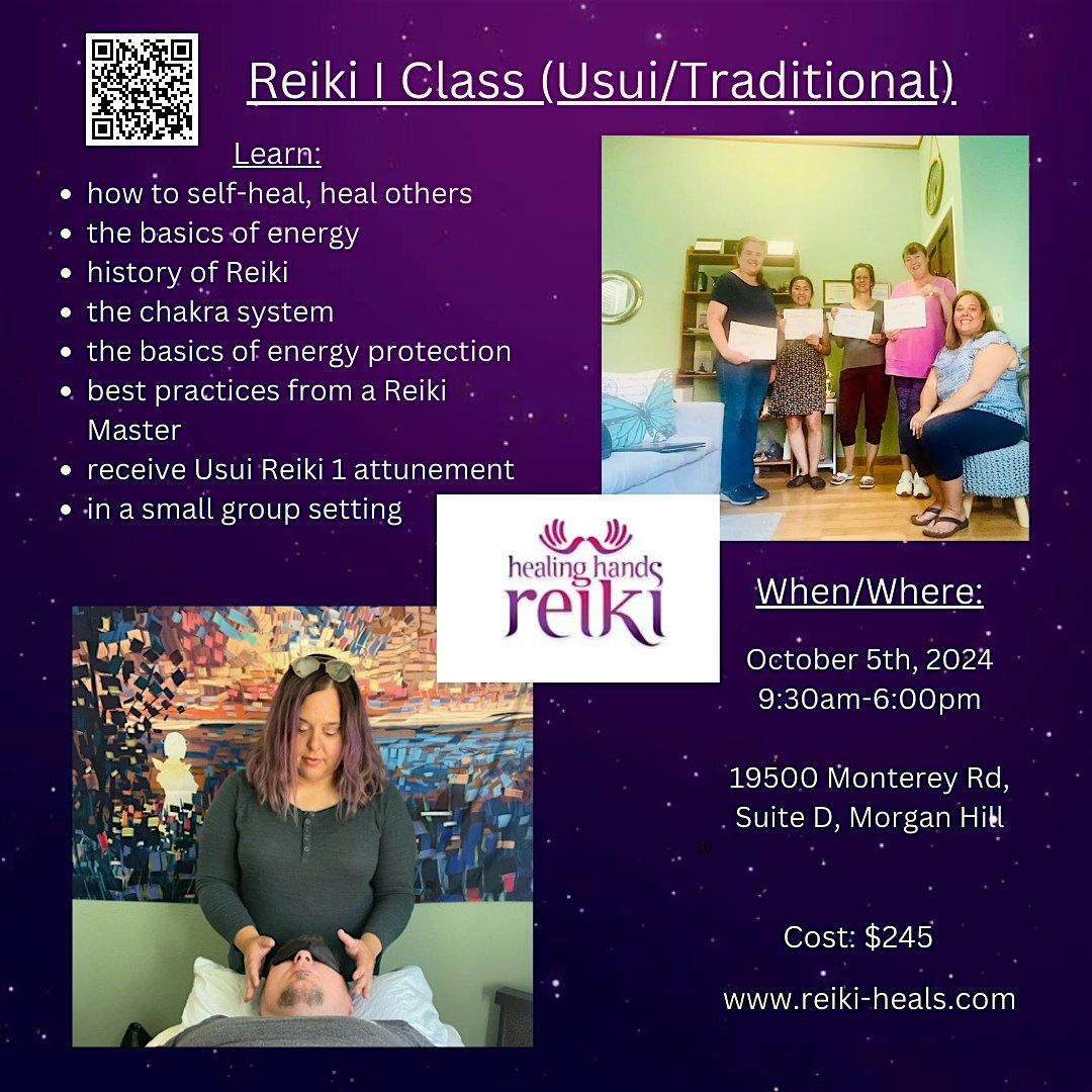 Reiki Level 1 - Traditional Usui( in-person class)