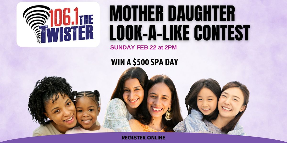 106.1 The Twister Mother Daughter Look-ALike Contest - Tulsa Women's Expo