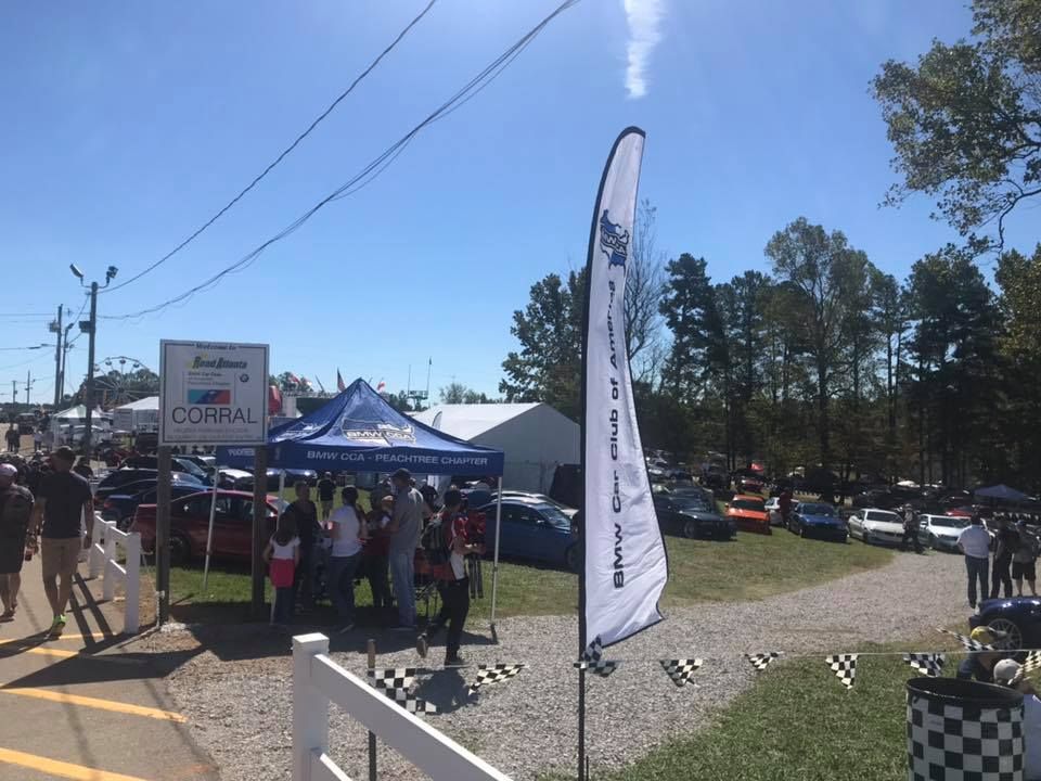 BMW CCA Car Corral at Petit Le Mans Michelin Raceway Road Atlanta