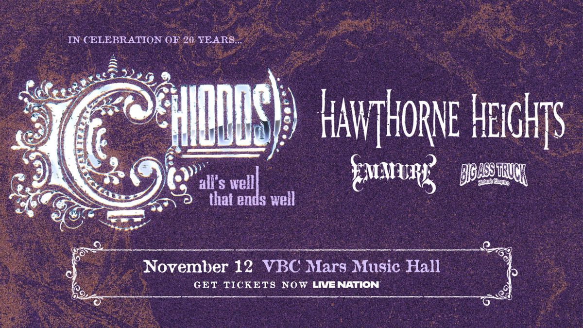 Chiodos with Hawthorne Heights, Emmure, and Big Ass Truck