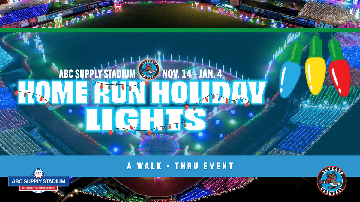 Parking Homerun Holiday Light Show - Beloit