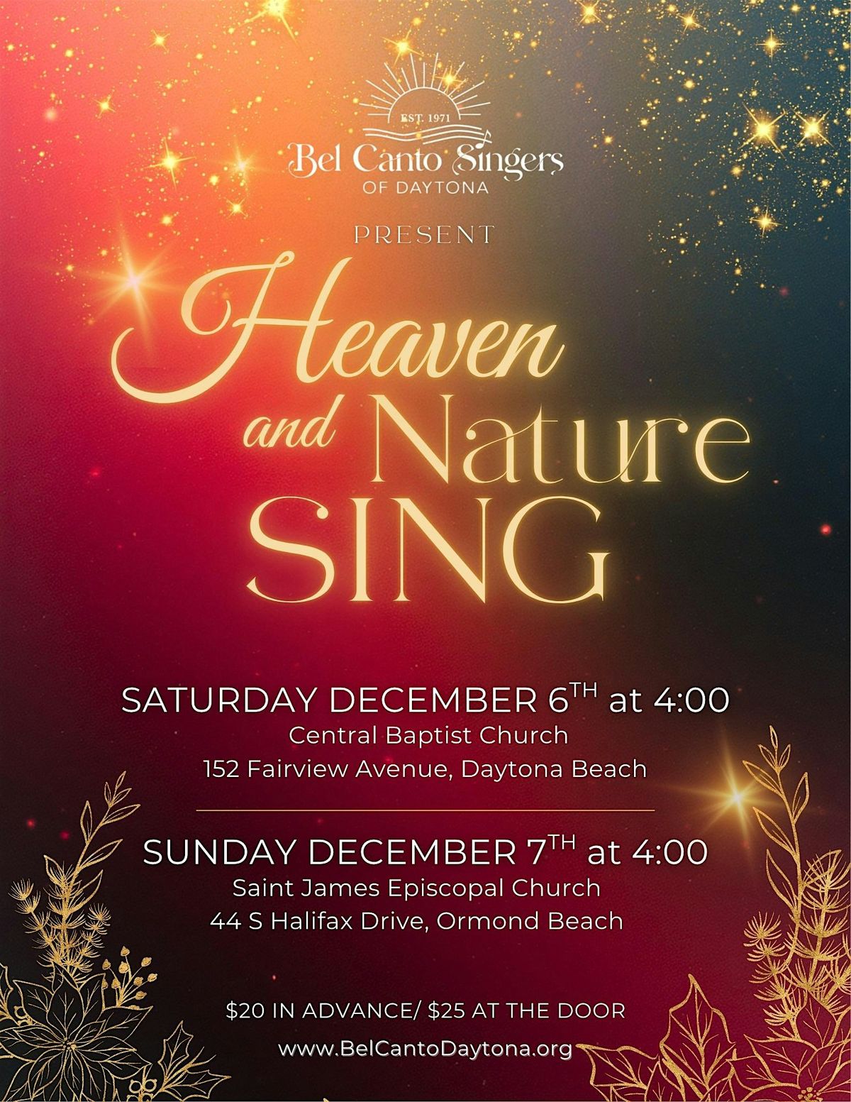 Heaven and Nature Sing