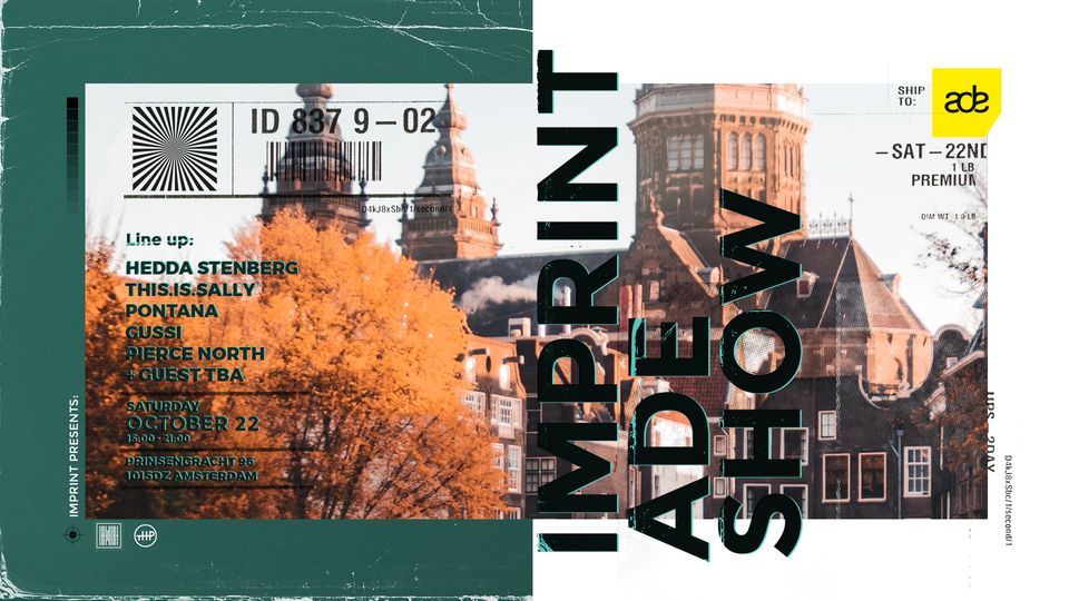 Imprint Collective & Friends | ADE Day Session | Caf\u00e9 P96 Amsterdam