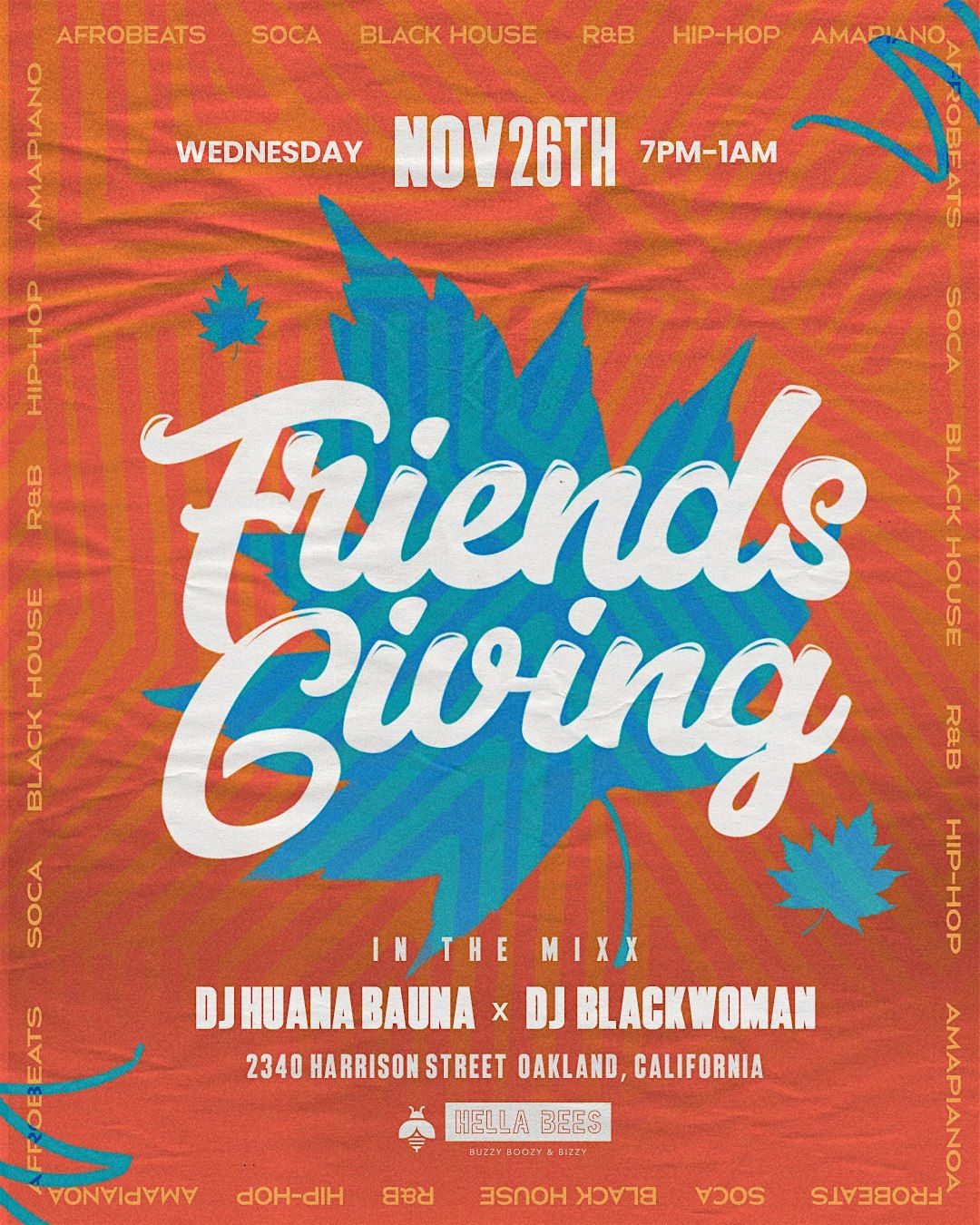 FRIENDSGIVING at Hella Bees