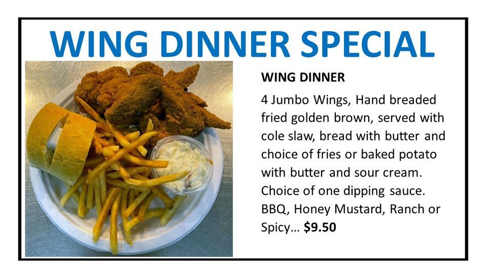 NL VFW Friday Fish Fry. Enjoy Sit Down Dining, or Carryout. Year Around.     PUBLIC WELCOME!!