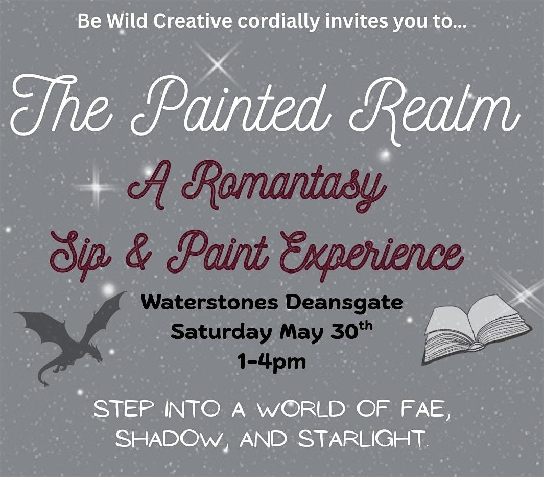 The Painted Realm: Romantasy Sip & Paint with afternoon tea