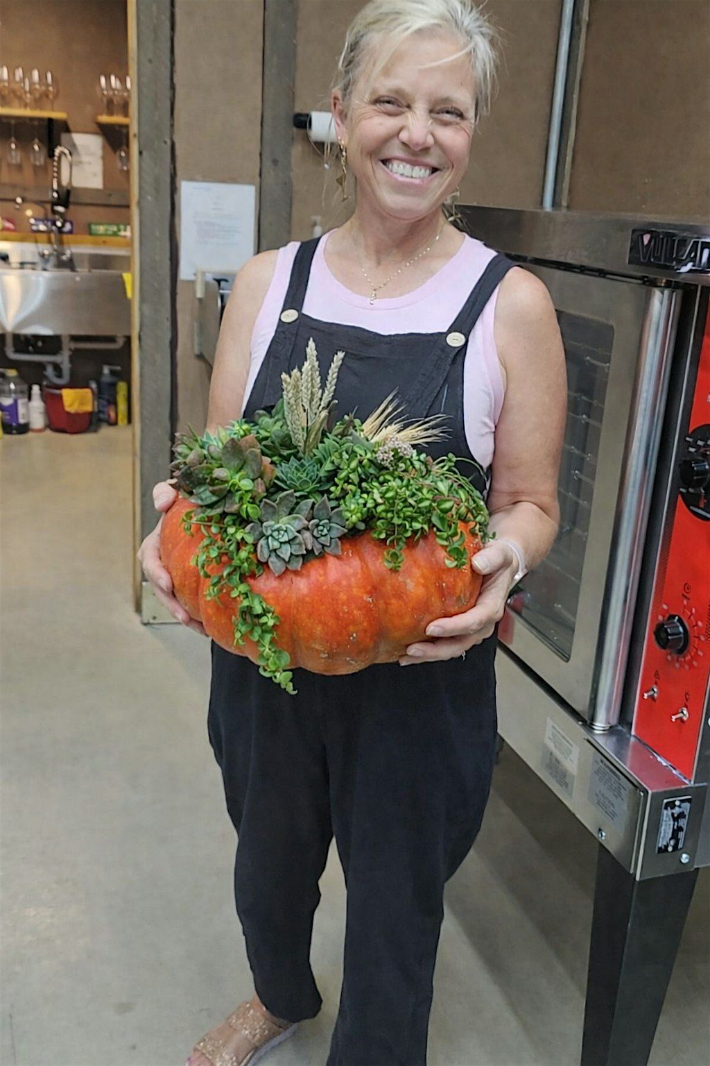 Succulent Pumpkin Class w\/Tanya