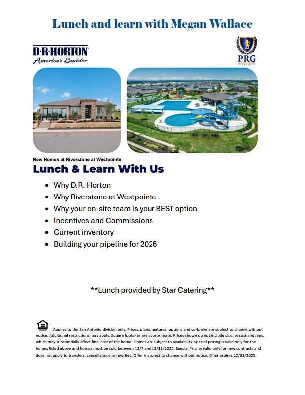 Lunch and learn with DR Horton, Megan Wallace