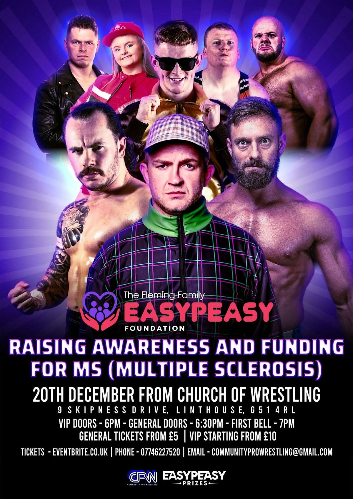 The Fleming Family Easy Peasy Foundation MS Wrestlign Fundraiser