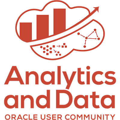 Analytics and Data Oracle User Community