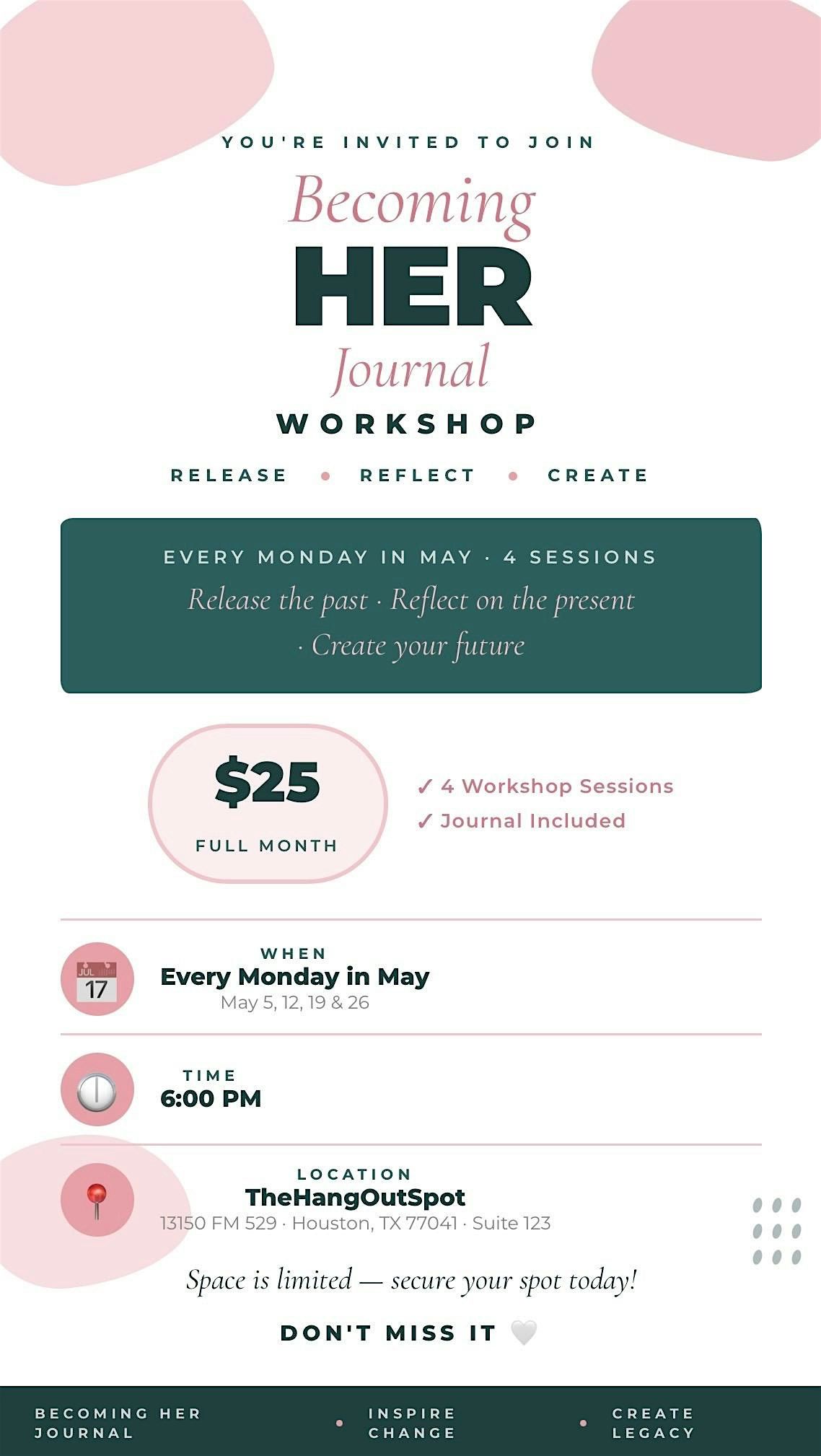 Becoming HER: Journal Workshop \u2728