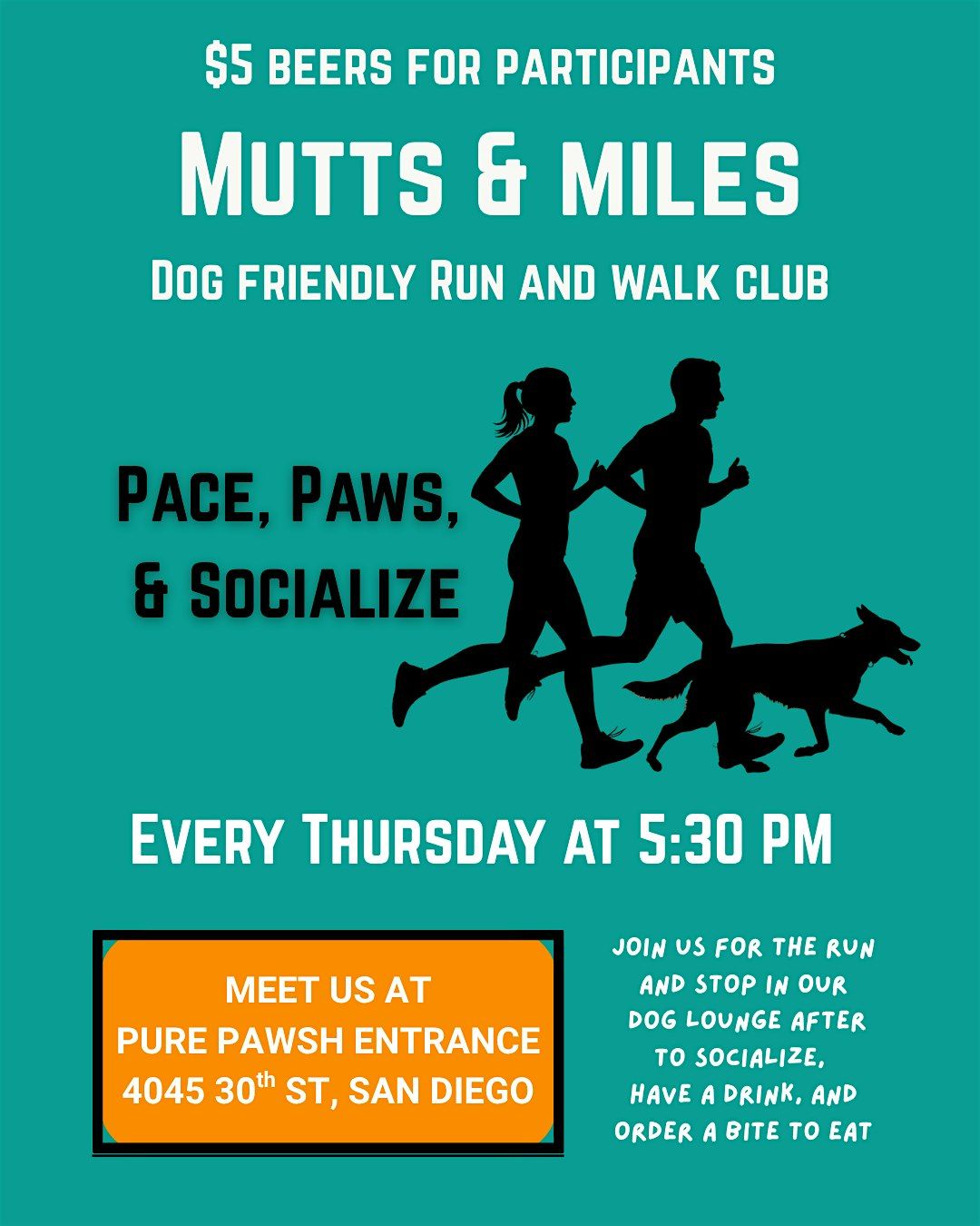 Mutts & Miles: Dog Friendly Run Club