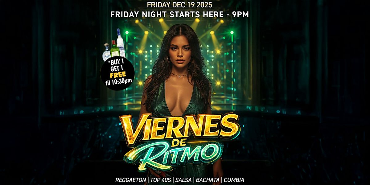 Viernes de Ritmo at Jungla | Free Before 10:30PM | Reggaeton, Salsa & Bacha