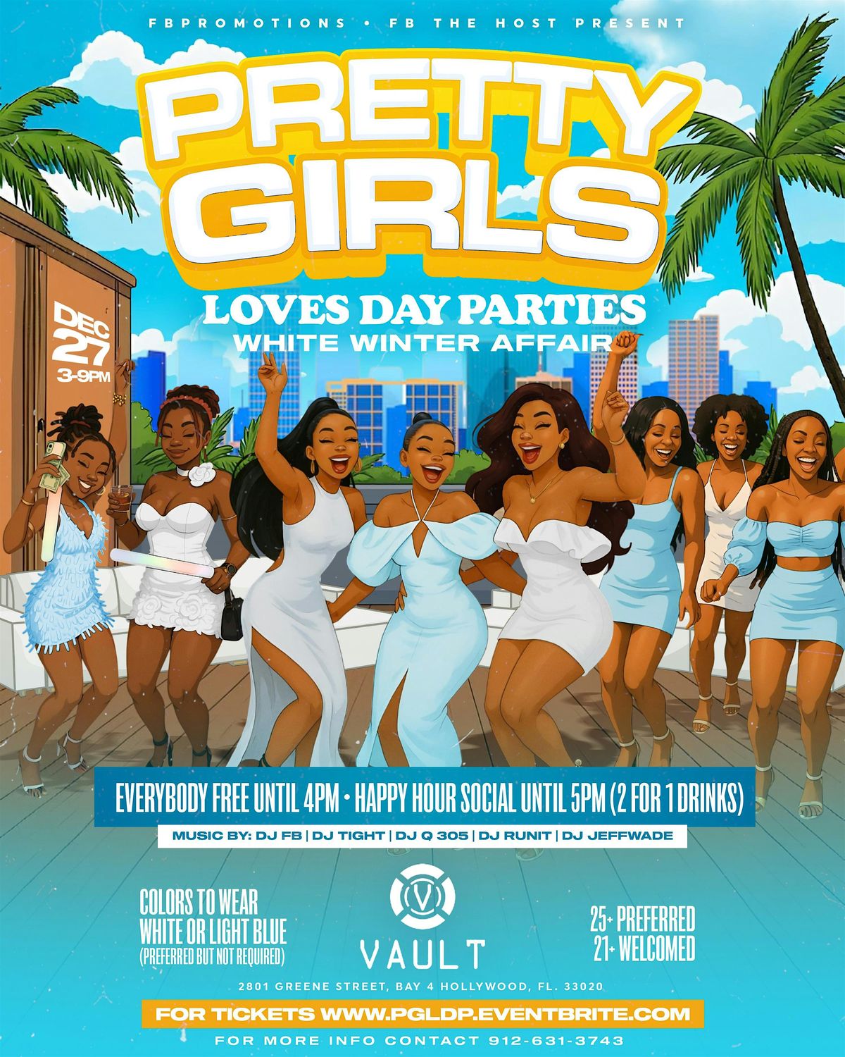Pretty Girls Love Day Parties : White Winter Affair