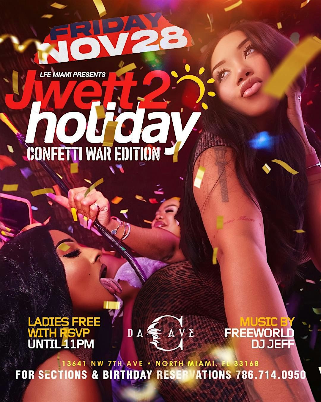 Jwett2holiday confetti war edition